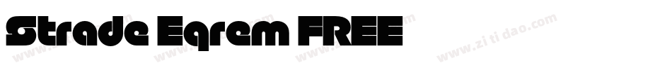 Strade Eqrem FREE字体转换